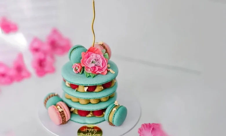 Luxury cake macaron models