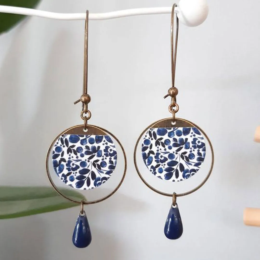 گوشواره دخترانه طرح سنتی حلقه ای