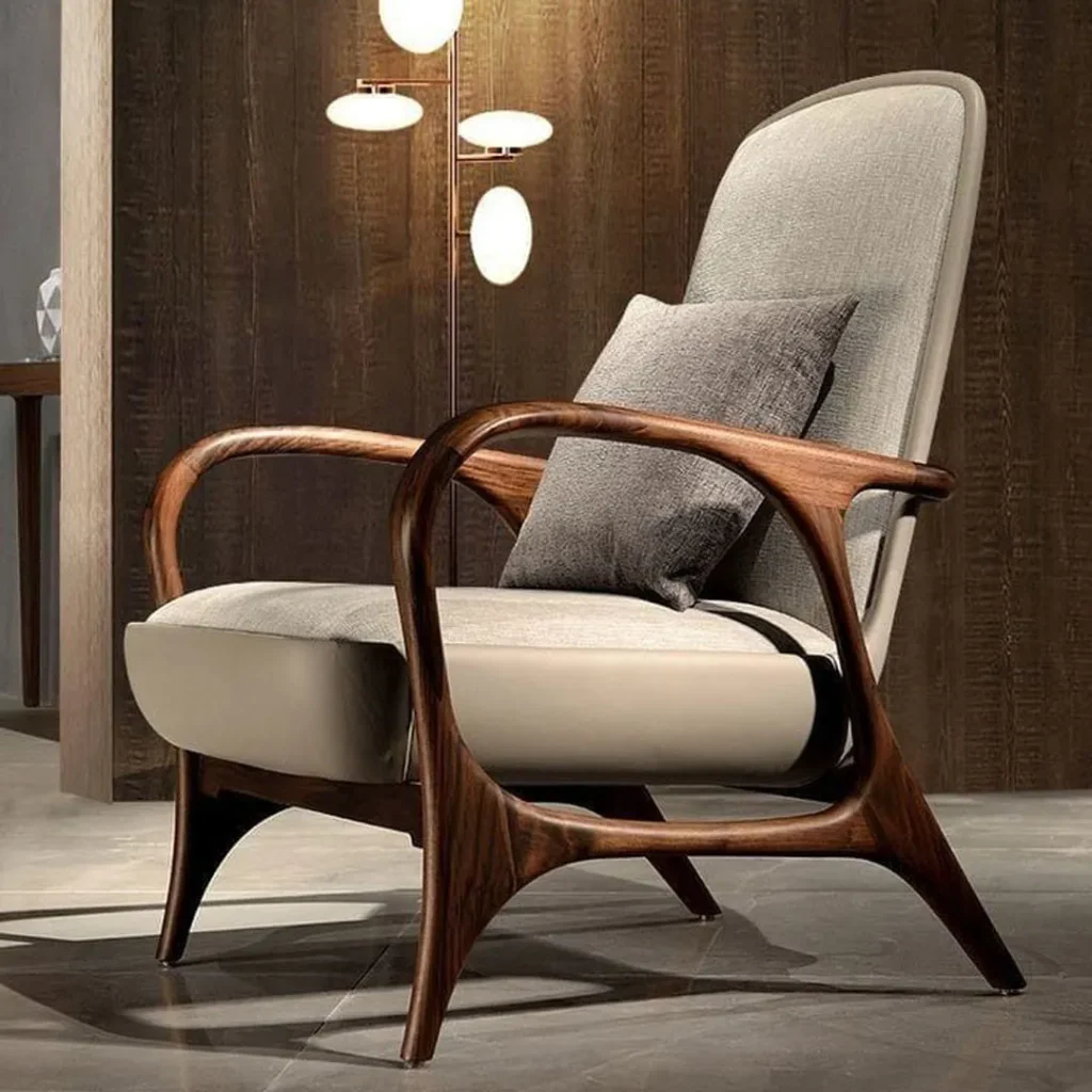 صندلی چوبی مدرن لوکس