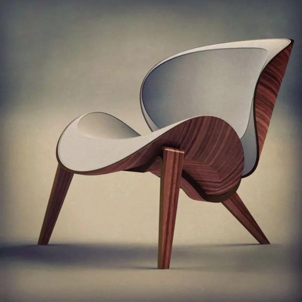 صندلی چوبی مدرن زیبا