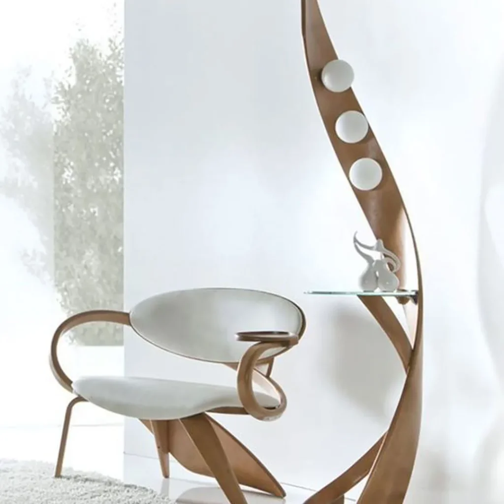صندلی چوبی مدرن کیوت