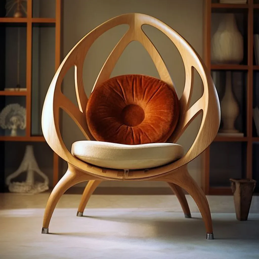 صندلی چوبی مدرن شیک