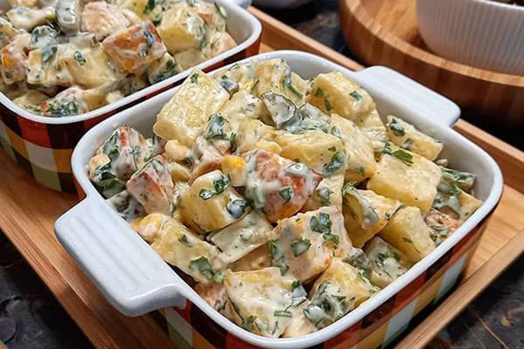 طرز تهیه و مواد لازم سالاد آلمانی