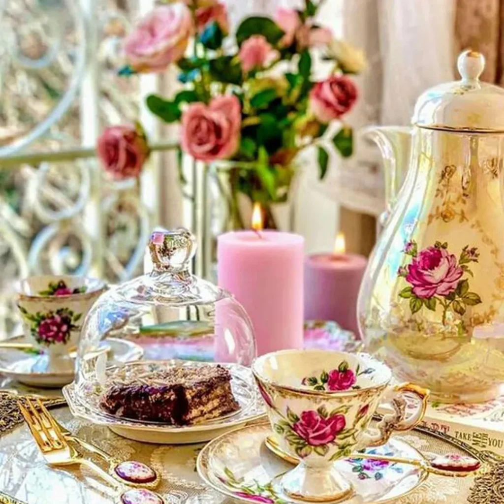  فنجان با طراحی آنتیک لاکچری