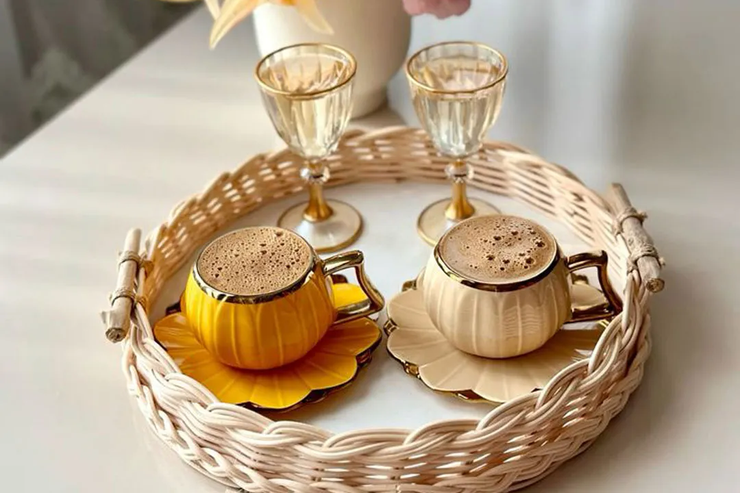 شیک ترین و خاص ترین مدل های فنجان قهوه خوری ترک