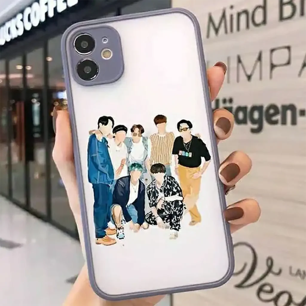قاب موبایل طرح BTS