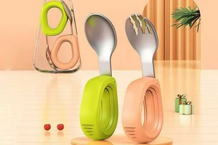 کیوت ترین و زیباترین مدل های قاشق و چنگال کودک با طرح دخترانه