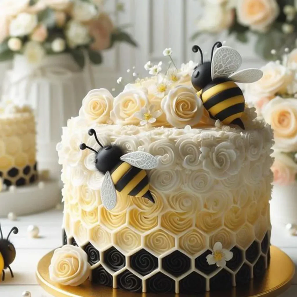 کیک زنبورعسل مینیمال