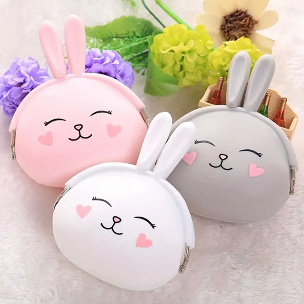 کیف پول دخترانه سیلیکونی