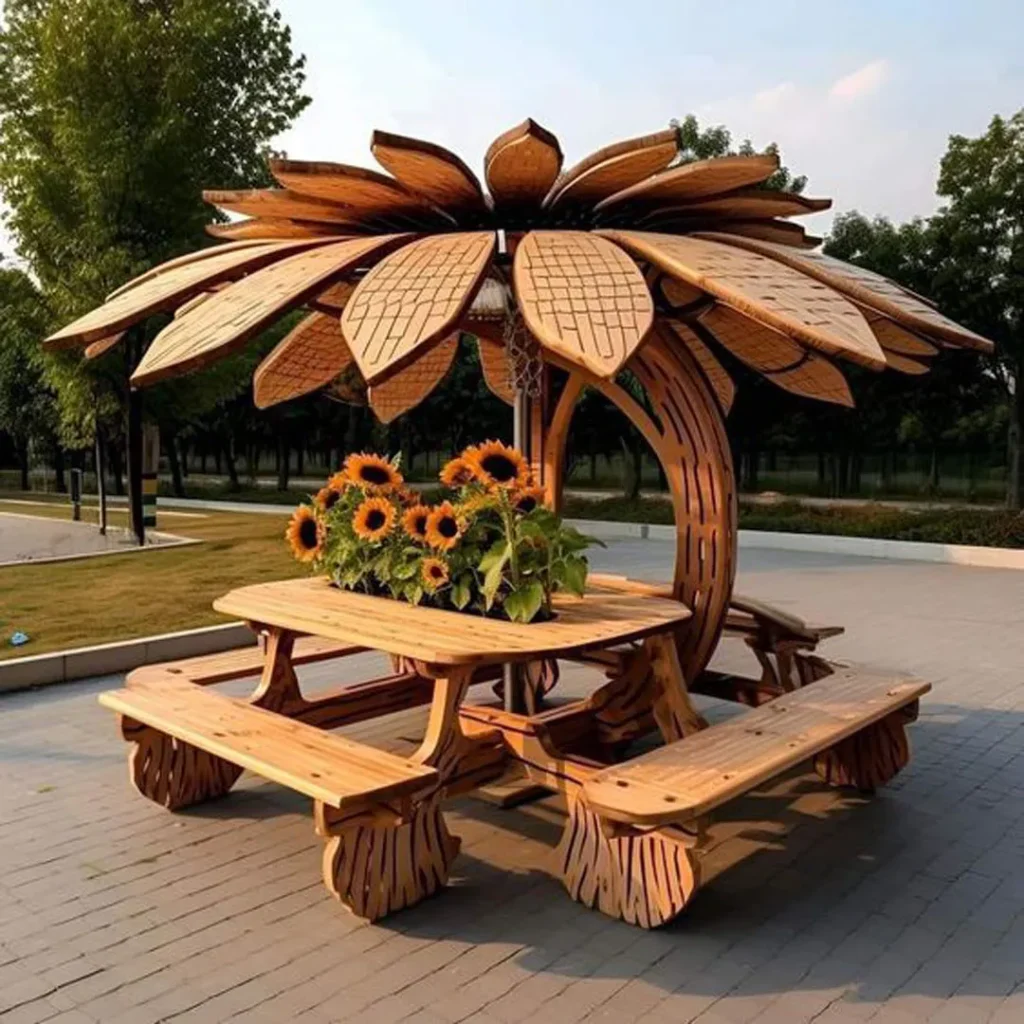آلاچیق چوبی مدرن