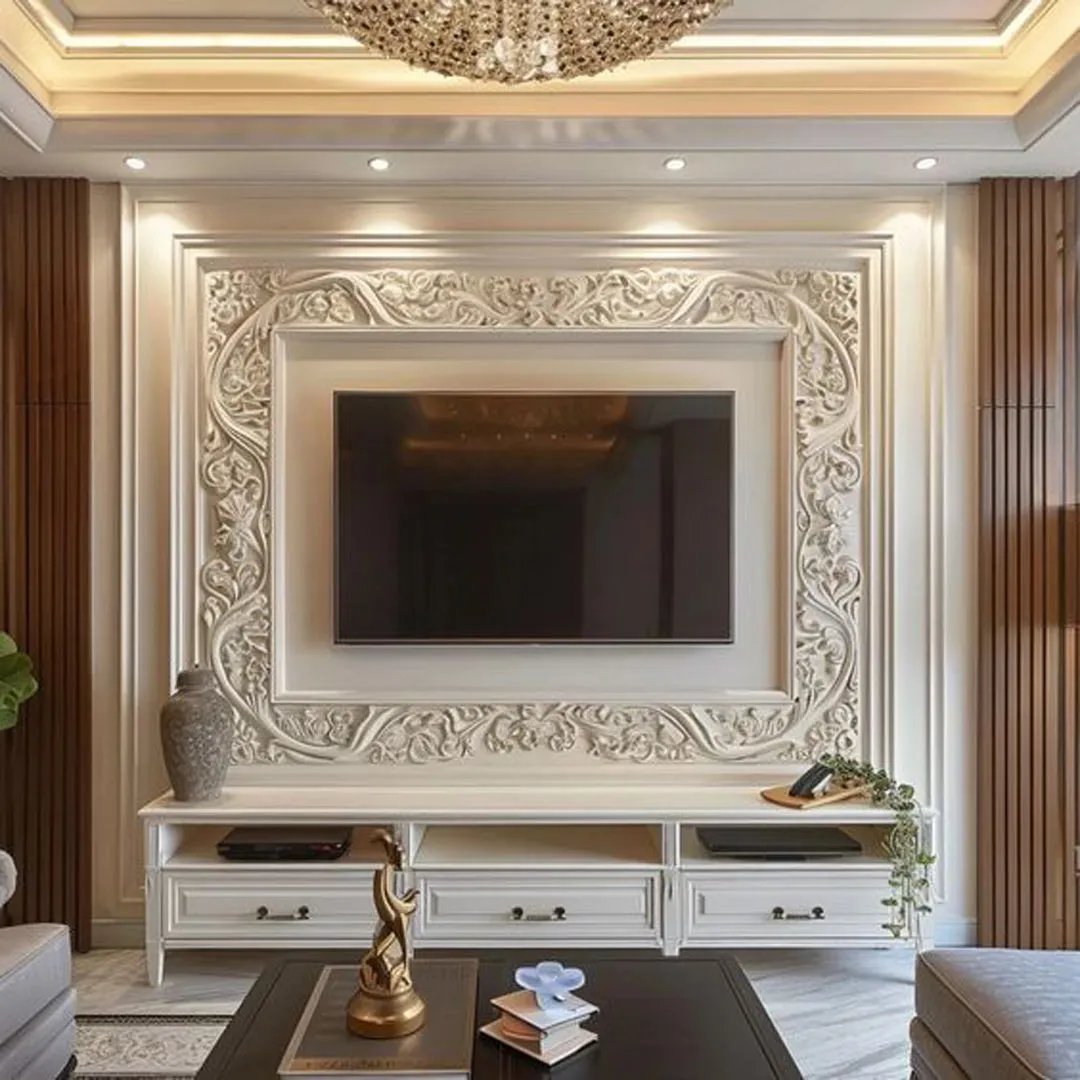 دیزاین دیوار پشت تلویزیون لوکس