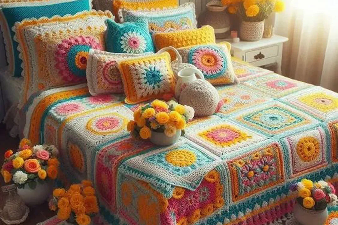 زیباترین و جذاب ترین مدل های روتختی دست بافت