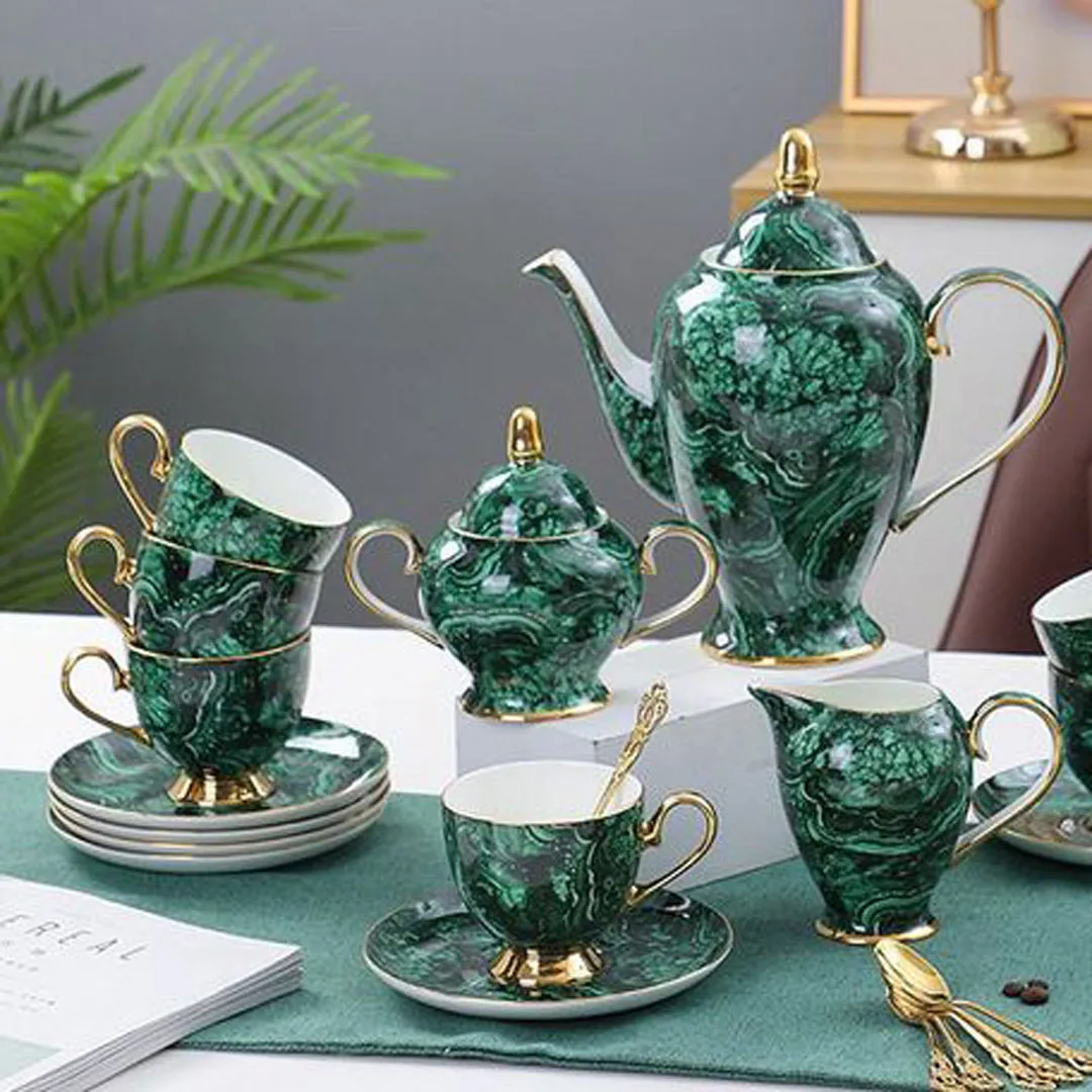  سرویس چای خوری انگلیسی  رنگی