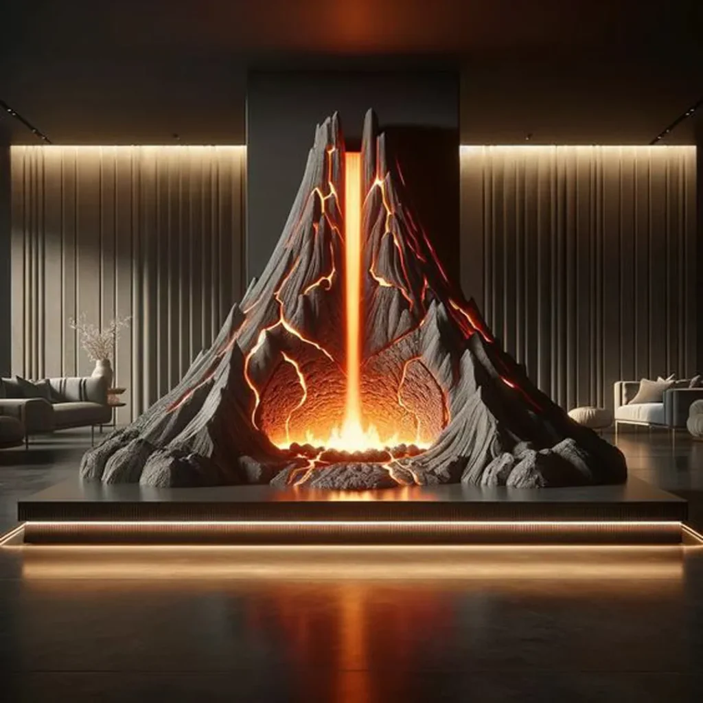 شومینه با طراحی لوکس خاص