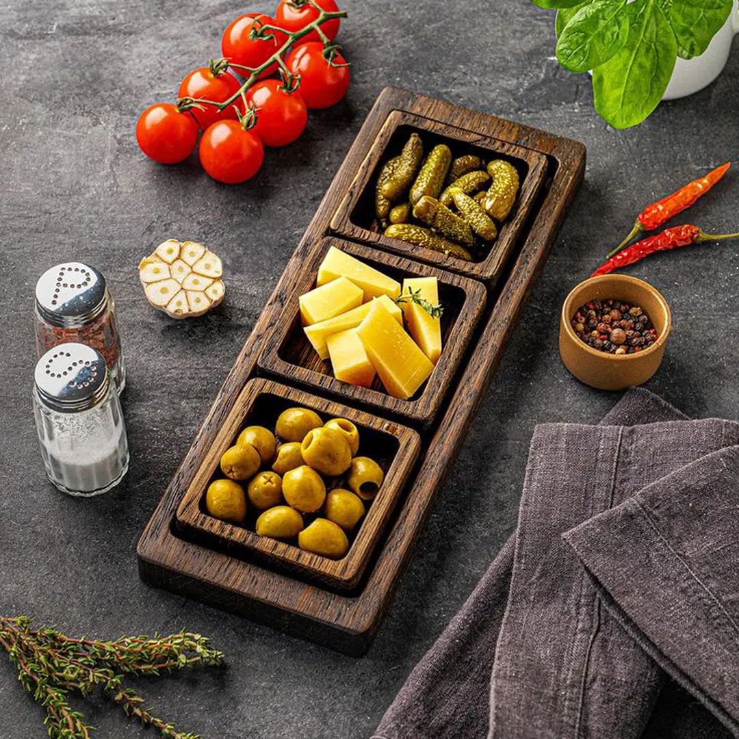  ظروف چوبی پذیرایی  شیک
