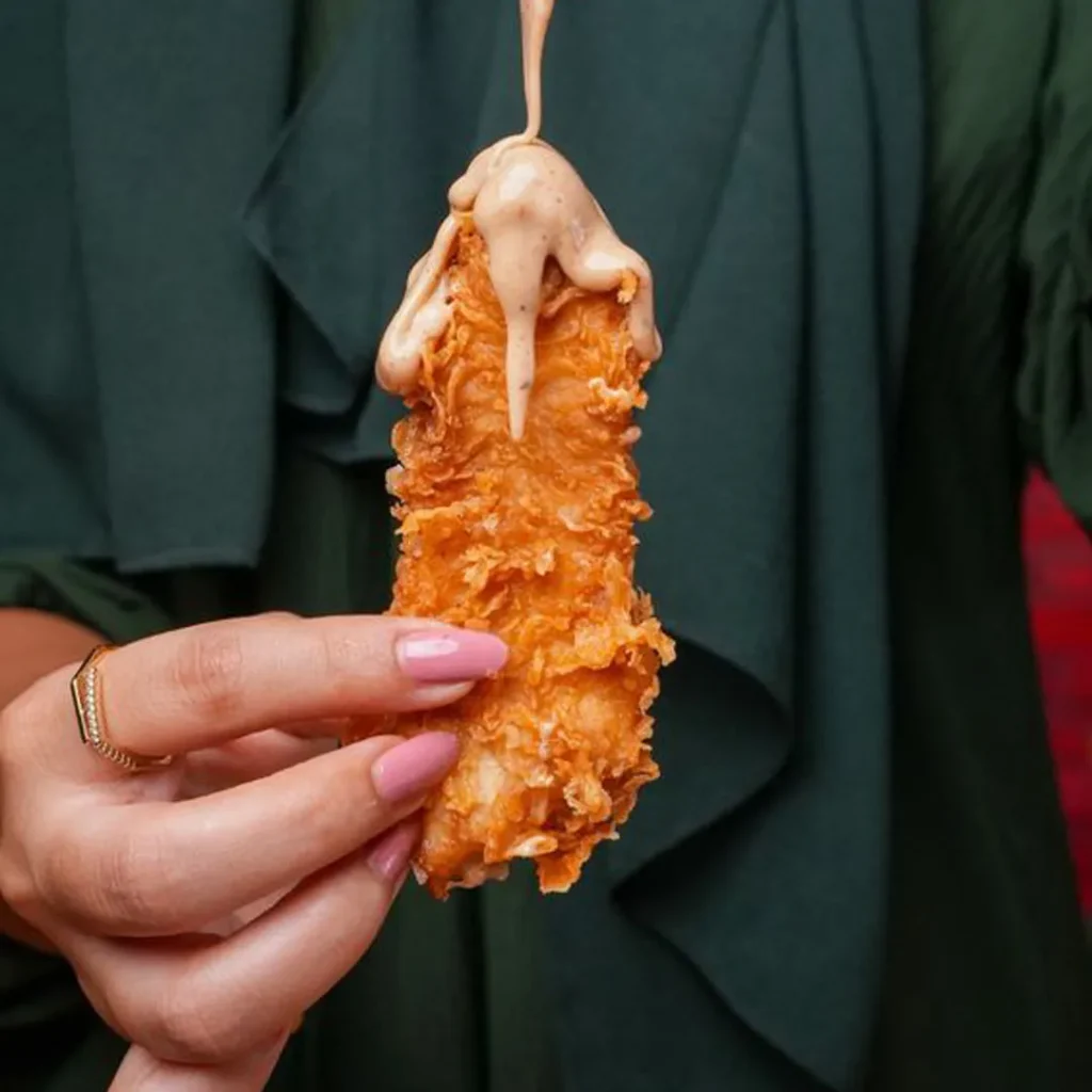 فیله مرغ سوخاری خوشمزه