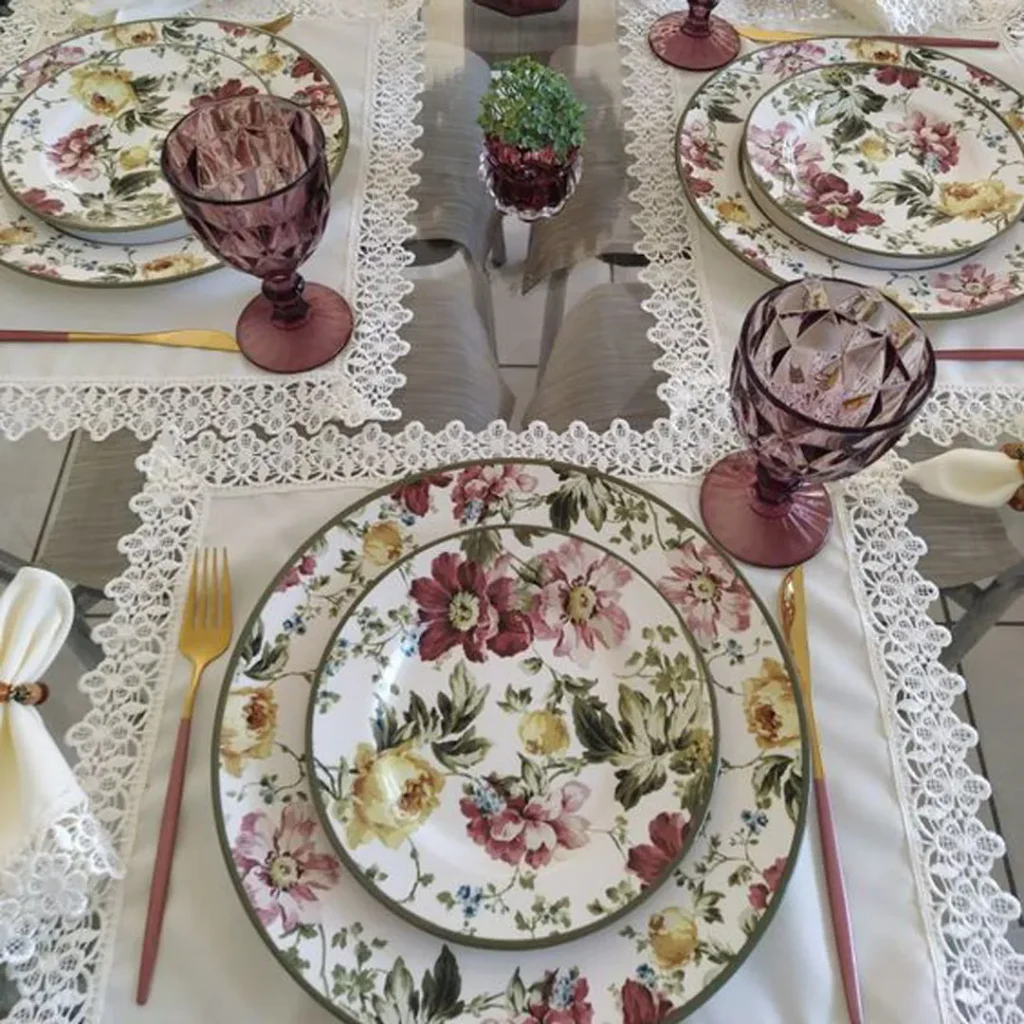 ظروف چینی مدرن گلدار