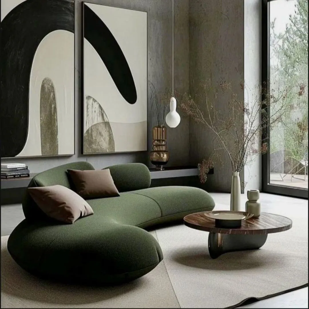 کاناپه با طراحی لوکس شیک