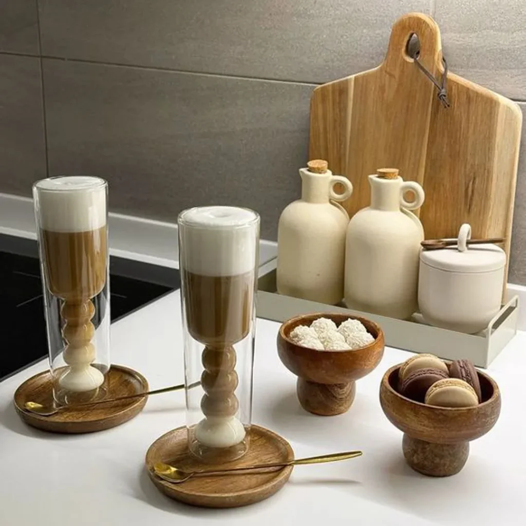  لیوان شیشه ای لوکس