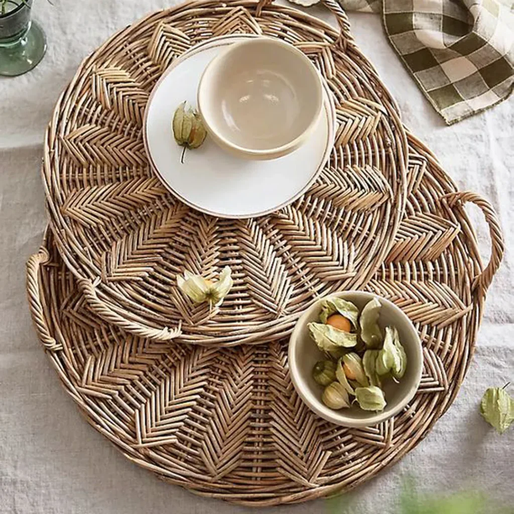 ظروف حصیری دست ساز