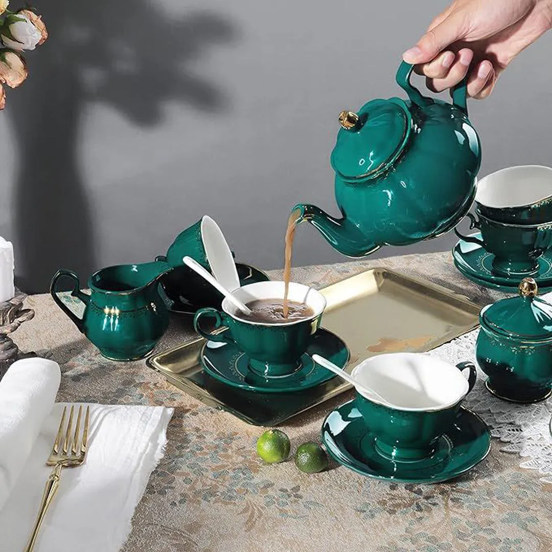 سرویس چای خوری رنگی