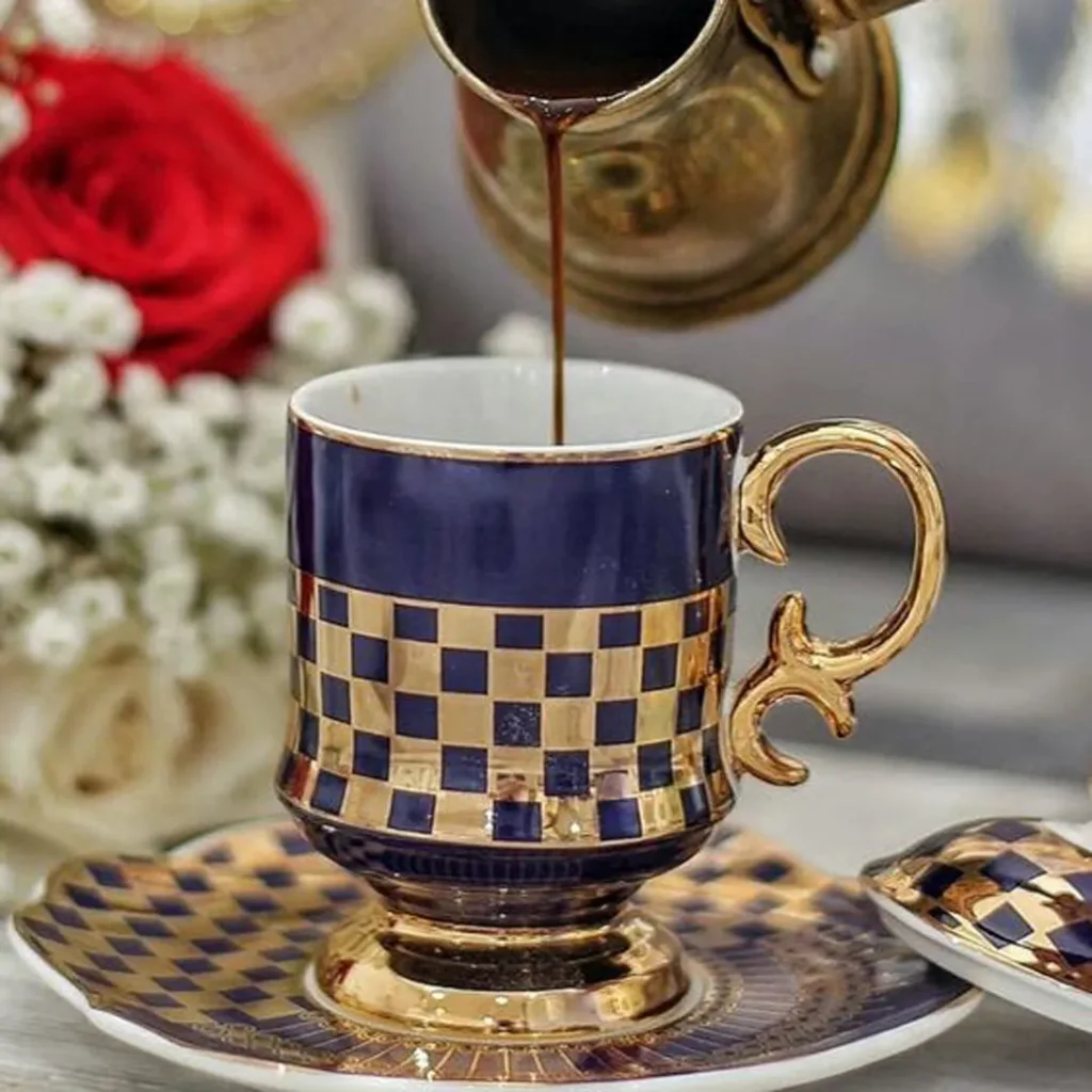  فنجان قهوه خوری لوکس زیبا