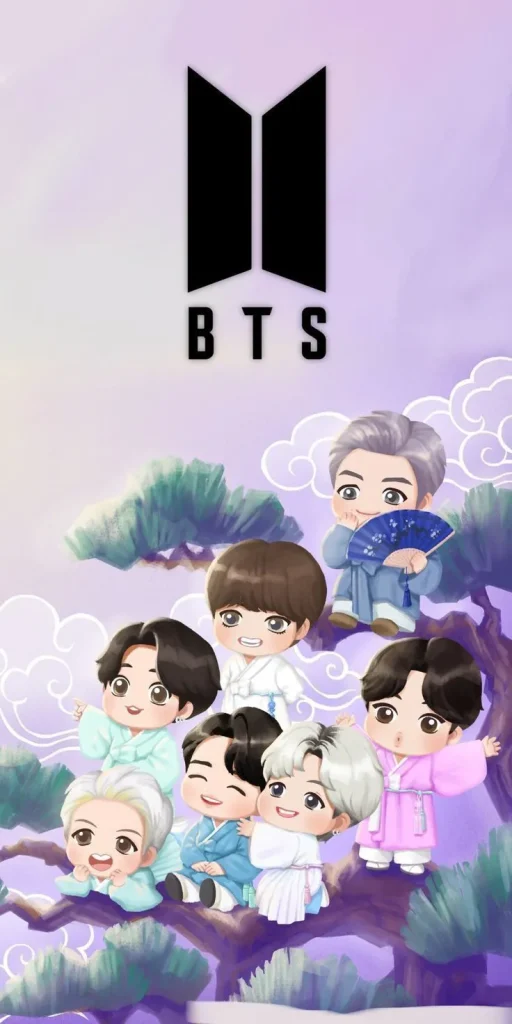 عکس بک گراند گوشی برای دوستداران BTS