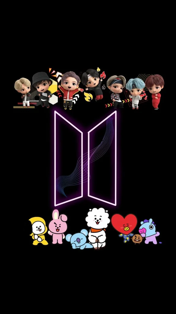 تصاویر بک گراند گوشی برای دوستداران BTS