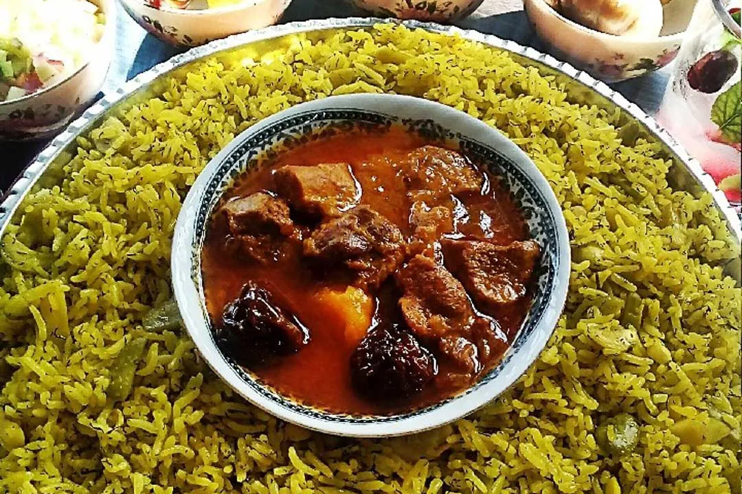 طرز تهیه پلو شوشتری با گوشت + مواد لازم و دستور پخت کامل