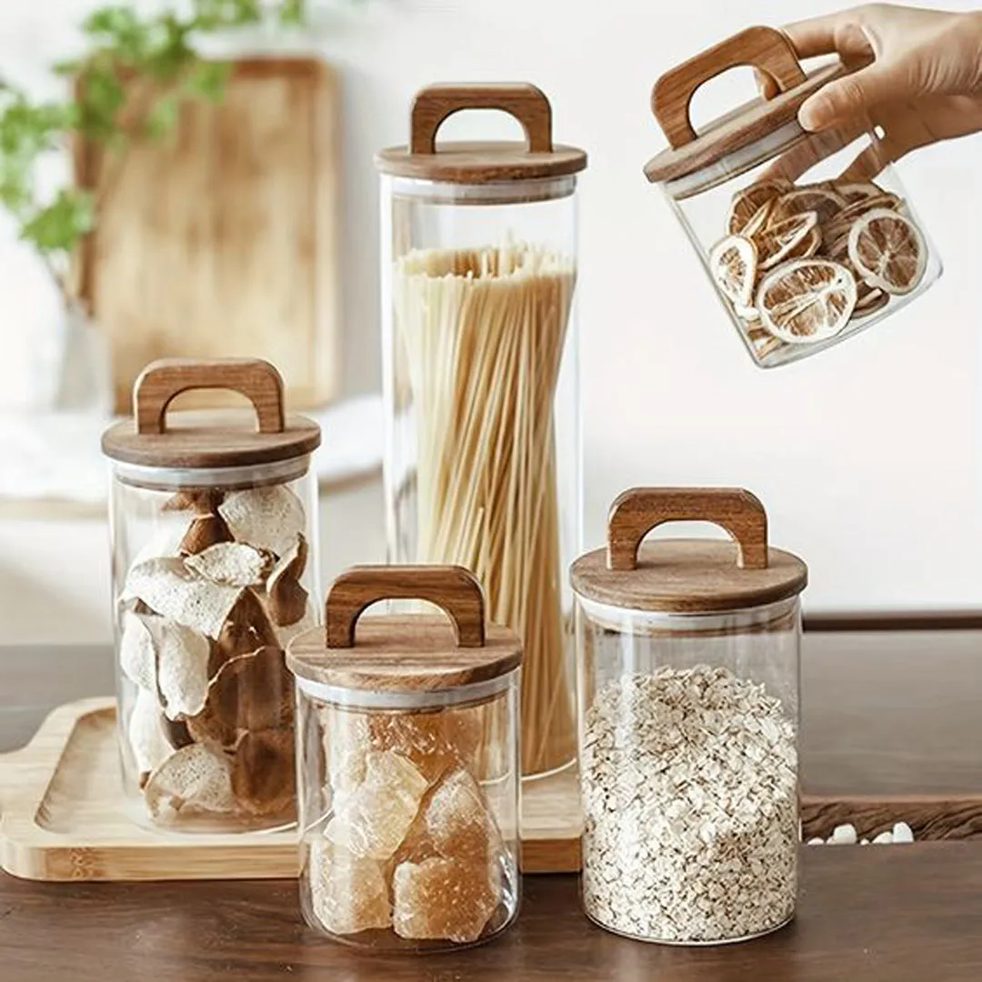 ظروف شیشه ای آشپزخانه جذاب