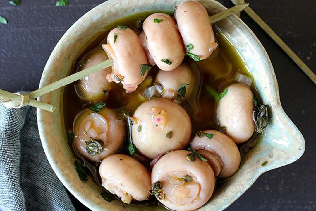طرز تهیه ترشی قارچ + مواد لازم