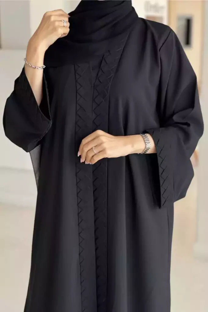 مانتو عبایی مشکی 2024
