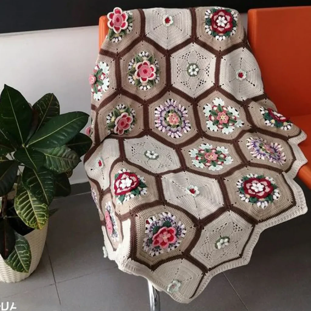پتو مبل بافتنی