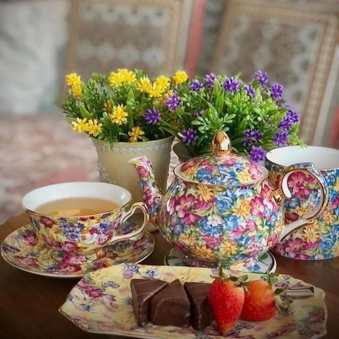 سرویس چای خوری آنتیک شیک