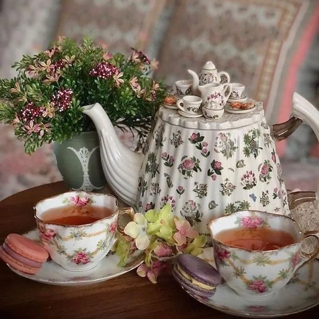 سرویس چای خوری آنتیک لاکچری