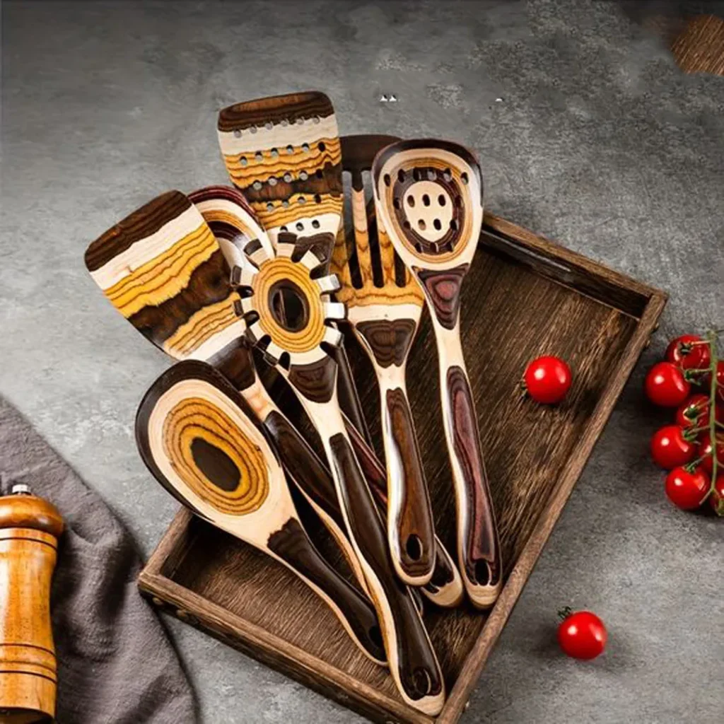 اکسسوری چوبی آشپزخانه کیوت