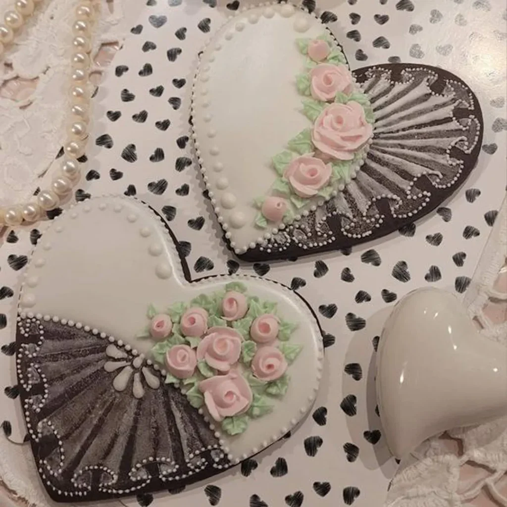  کوکی با دیزاین گل بامزه