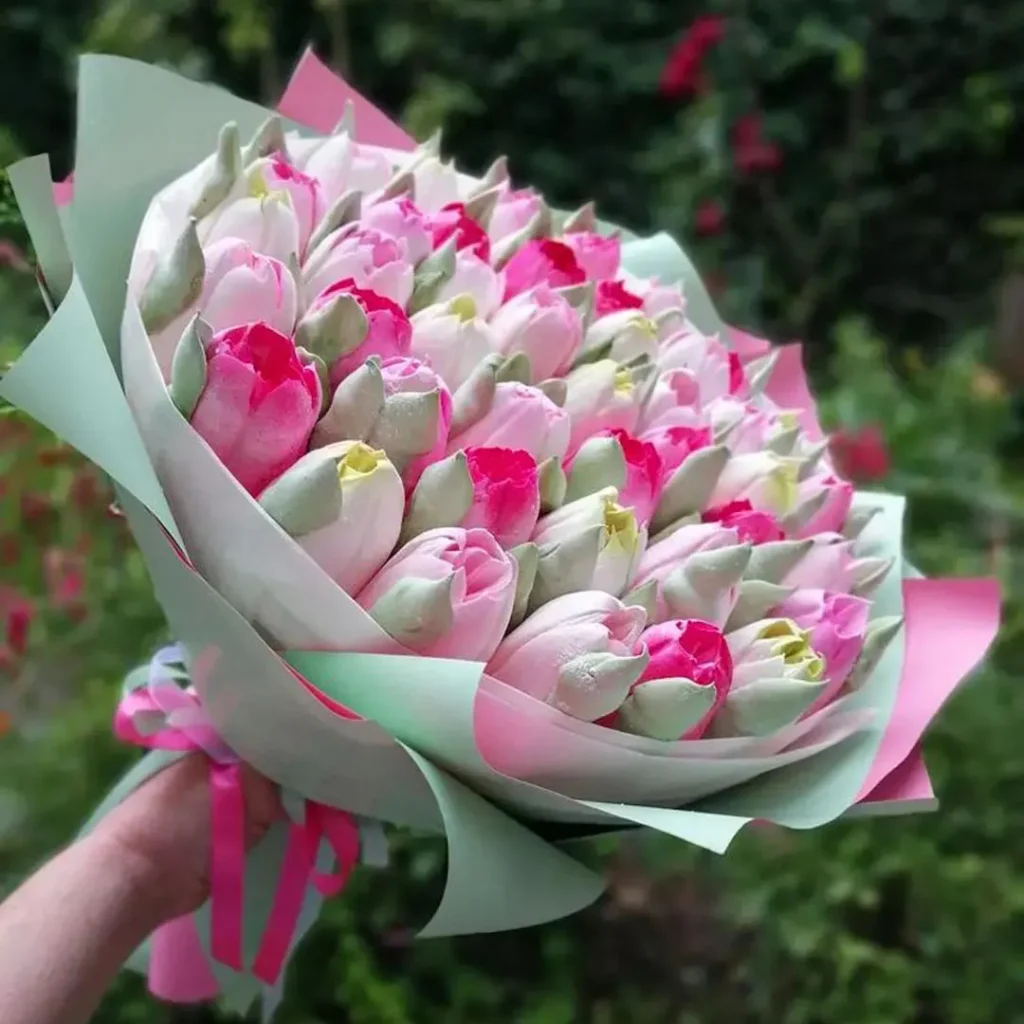 دسته گل های خوراکی زیبا