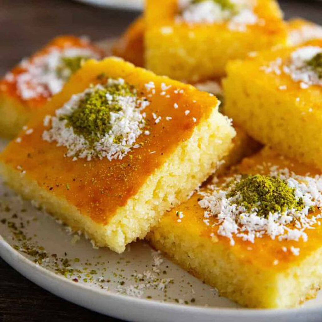 کیک شربتی خانگی