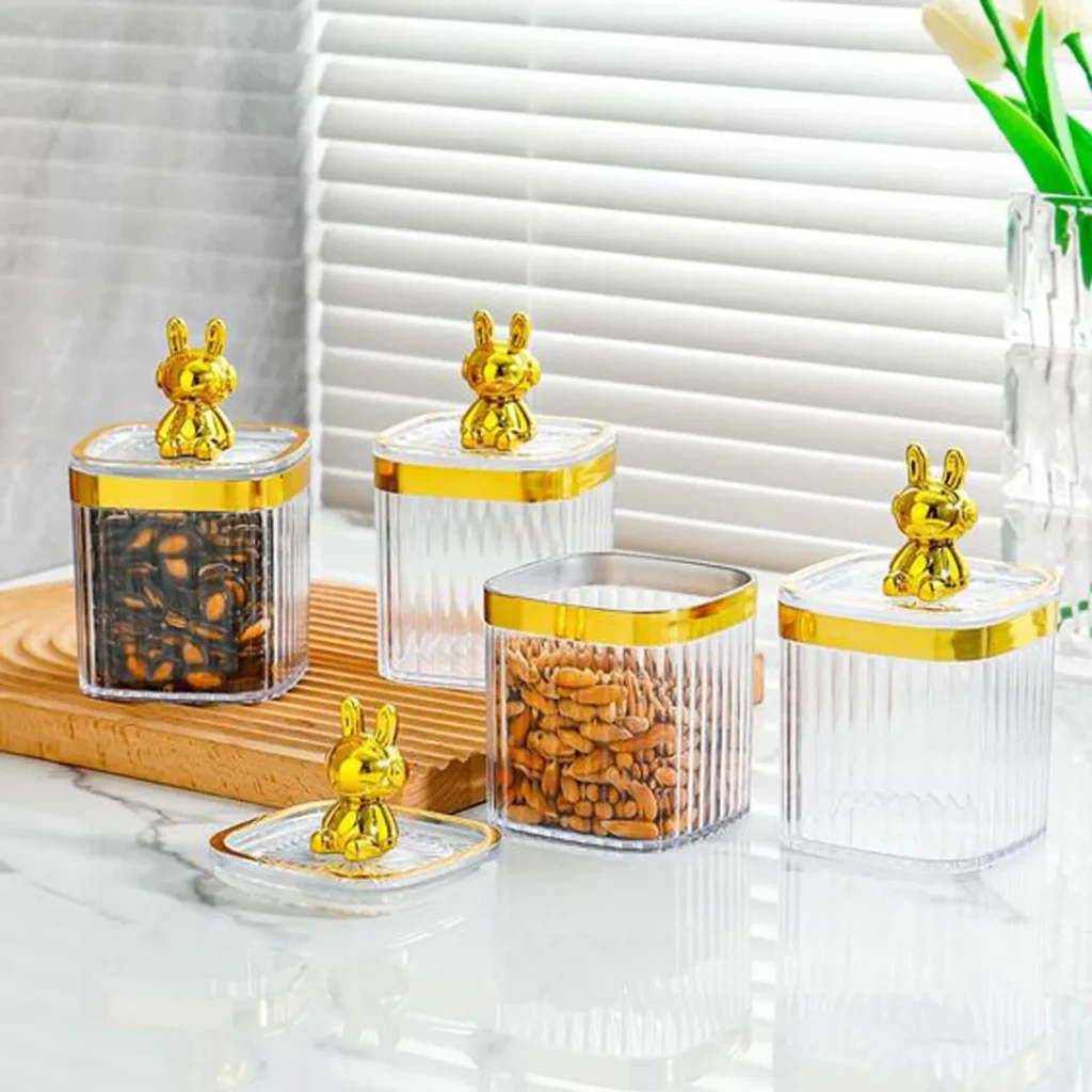  ظروف شیشه ای دربدار مدرن
