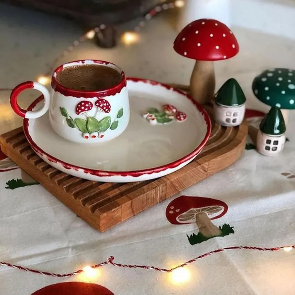 فنجان قهوه خوری فانتزی لوکس