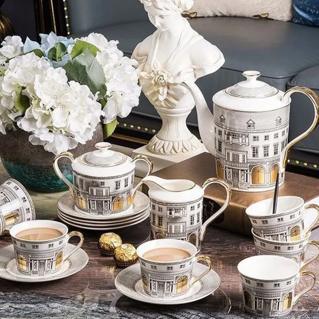 سرویس چای خوری کلاسیک زیبا