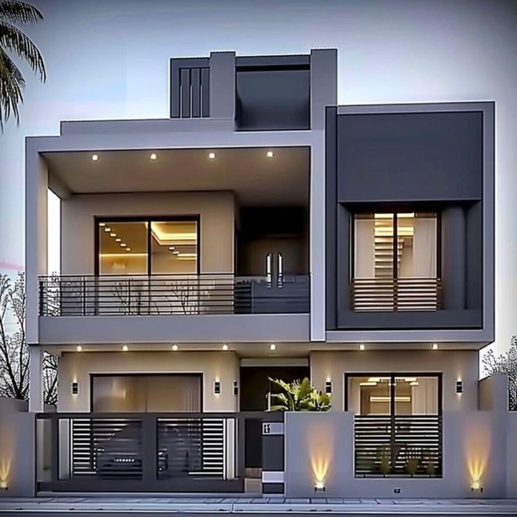 بهترین نمای بیرونی خانه مدرن