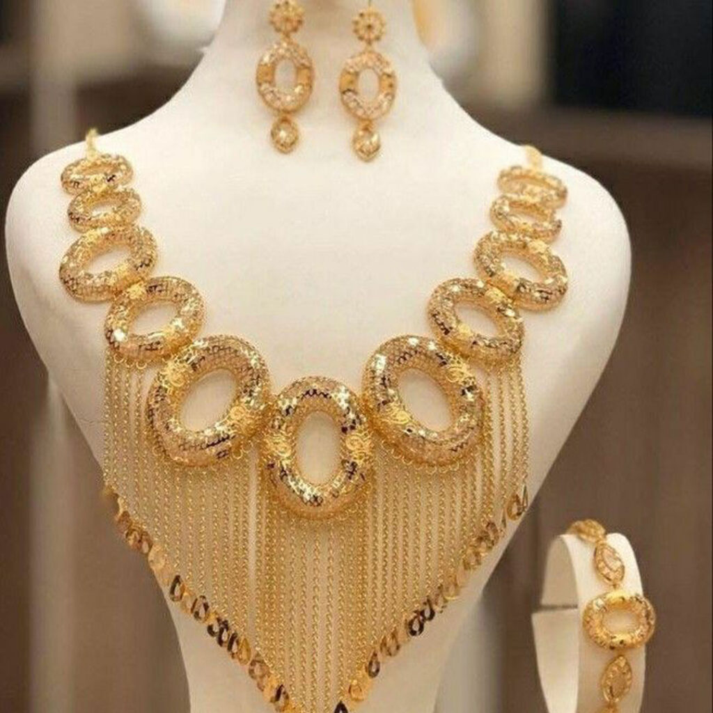 سرویس طلای زنانه حلقه ای