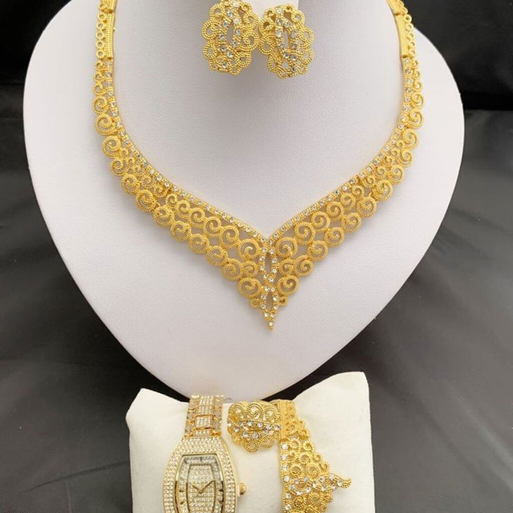 سرویس طلای زنانه فانتزی
