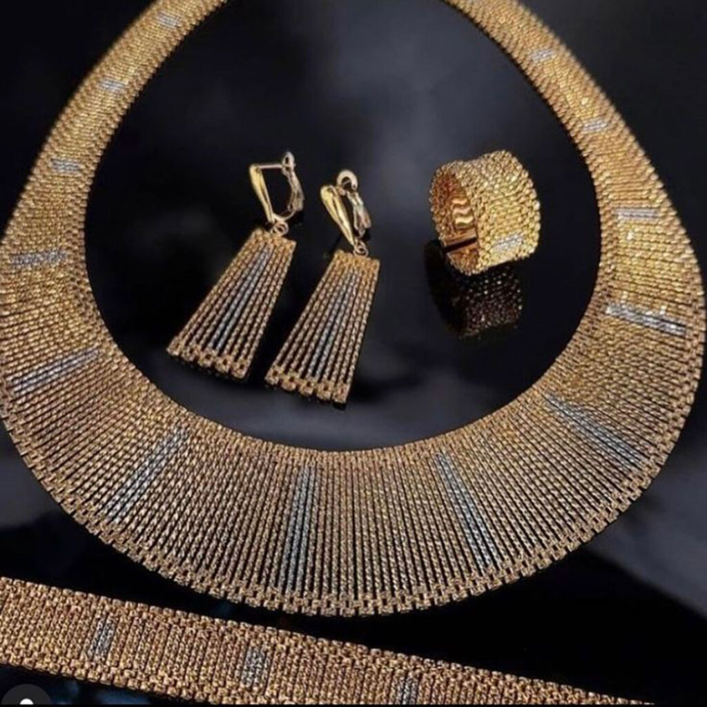 سرویس طلای زنانه درشت