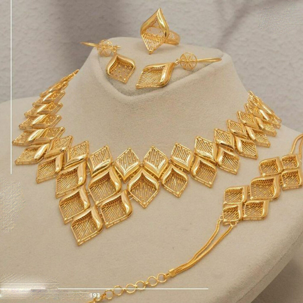 سرویس طلای زنانه فانتزی