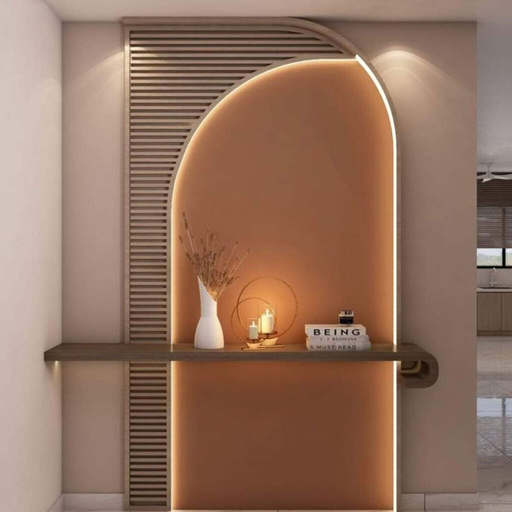 طراحی دیوار مینیمال و جذاب