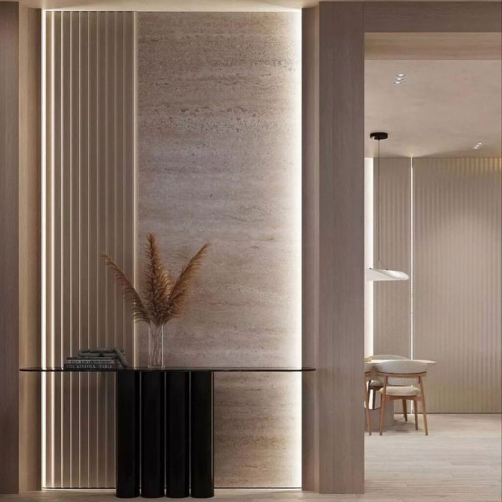 طراحی دیوار مینیمال و خاص