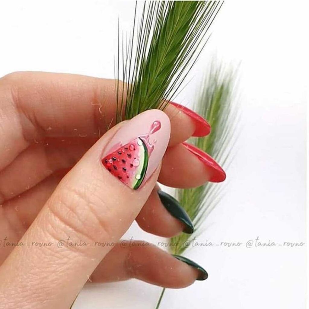 مدل ناخن یلدایی